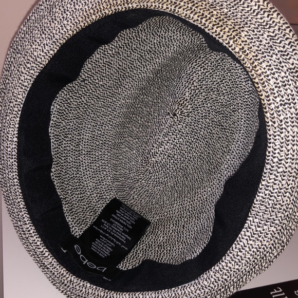 Black and white Paper Straw Hat🤠 - Picture 5 of 5